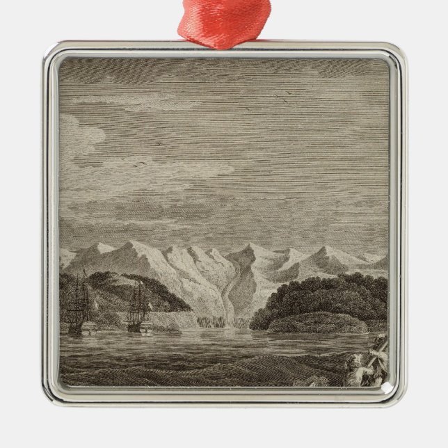 Alaska 5 julgransprydnad metall (Framsidan)