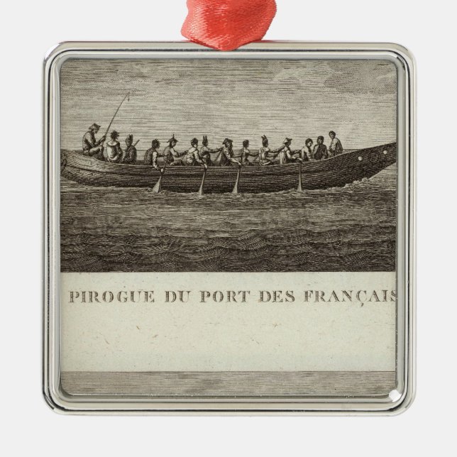 Alaska 6 julgransprydnad metall (Framsidan)