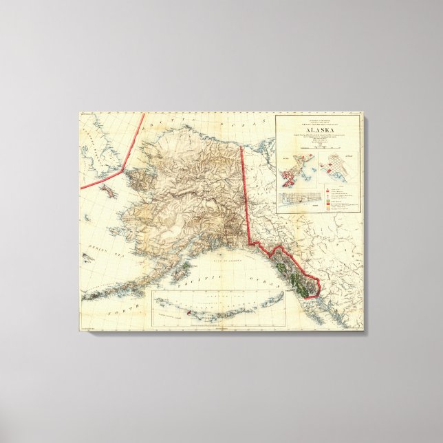 Alaska 7 canvastryck (Framsida)
