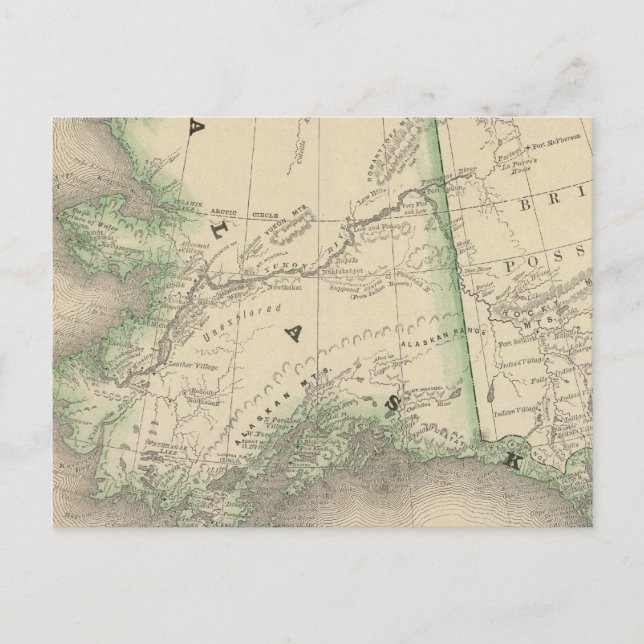 Alaska 9 vykort (Framsida)