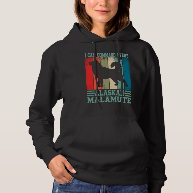 Alaska Adorable Dog Owner I Command Every Alaskan  T Shirt (Framsida)