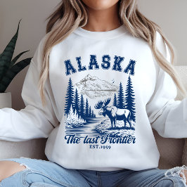 Alaska Adventure Landscape with Moose T Shirt
