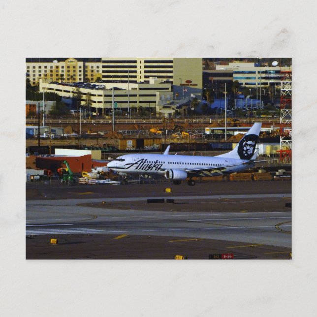 Alaska Airlines Vykort (Framsida)