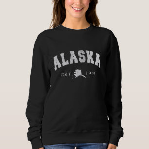 Alaska AK Retro Vintage Gift Manar Women Kids T Shirt