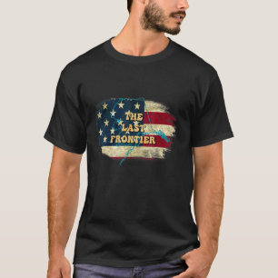 Alaska Ak Us Flagga Motto Pul T Shirt