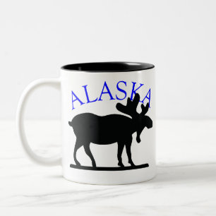 Alaska älg Två-Tonad mugg