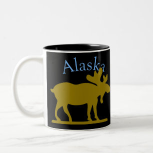 Alaska älg Två-Tonad mugg