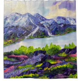 Alaska Alpna Kärlek berg och blommor