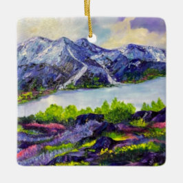 Alaska Alpna Kärlek keramiskt prydnadsämne Julgransprydnad Keramik