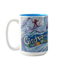 Alaska Alyeska/Girdwood 15oz tvåfärgad mugg