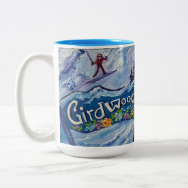 Alaska Alyeska/Girdwood 15oz tvåfärgad mugg