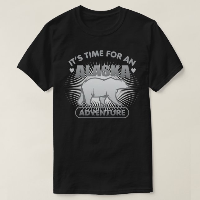 Alaska Äventyr TShirt T Shirt (Design framsida)