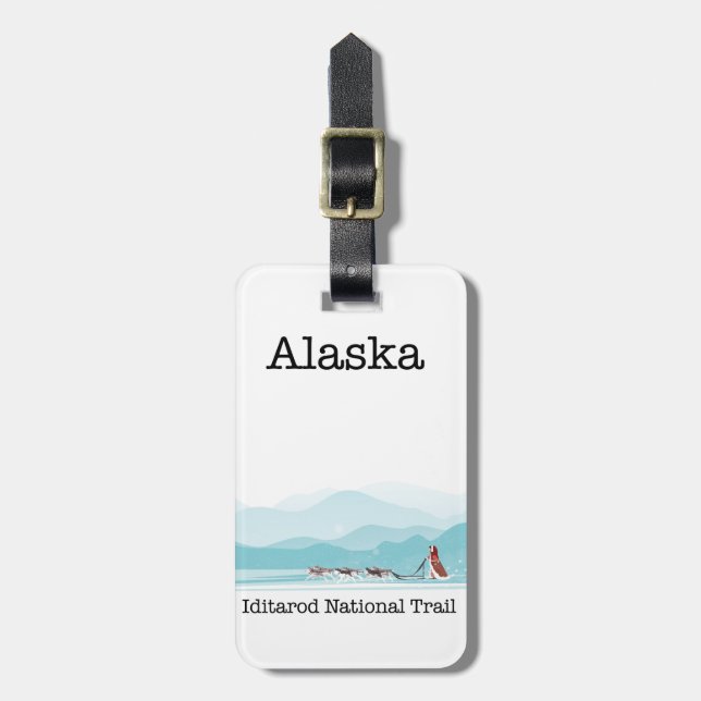 Alaska Bagagebricka (Vertikal Framsida)