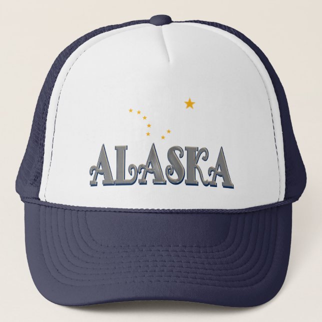 Alaska Baseball Cap Truckerkeps (Framsida)