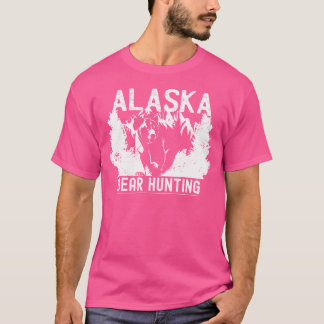 Alaska Bear Hunting Archery Hunters Bow T Shirt