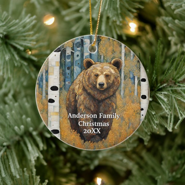 Alaska Bear Julgransprydnad Keramik (Träd)