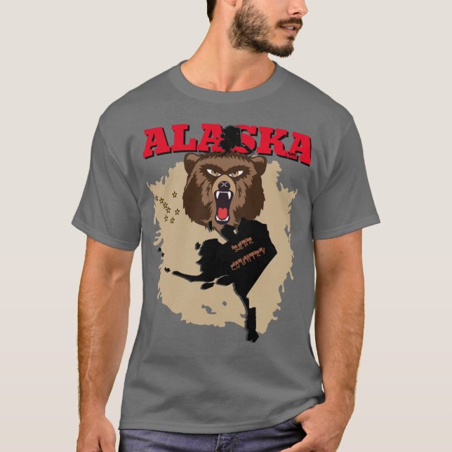 Alaska Bear Land 2.0 T Shirt (Framsida)