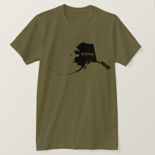 Alaska Belong State Pride T Shirt