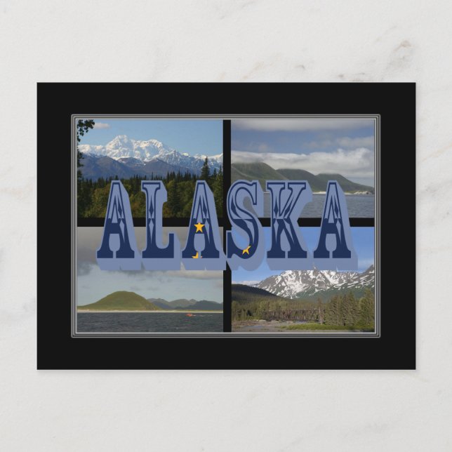 Alaska Benice Landscapes-vykort Vykort (Framsida)