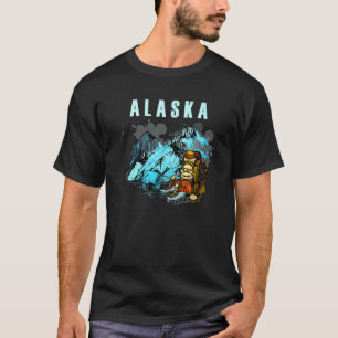 Alaska Berg och vandrare Turism semester outfi T Shirt