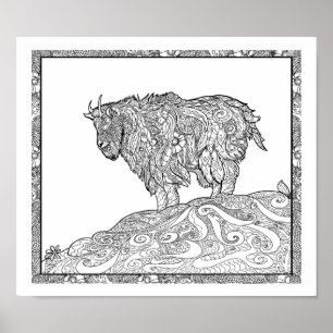 Alaska berget poster