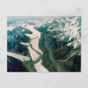 Alaska bergskedja - Flygbild Vykort