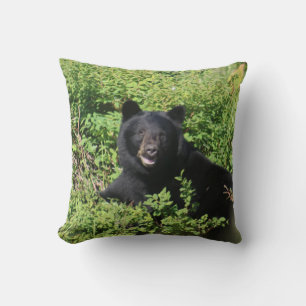 Alaska - Black Bear i Berry Busks Kudde