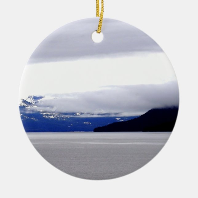 Alaska Blues Julgransprydnad Keramik (Framsidan)