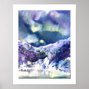 Alaska Borealis Dance Poster