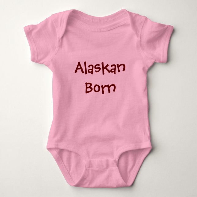 Alaska Born T Shirt (Framsida)