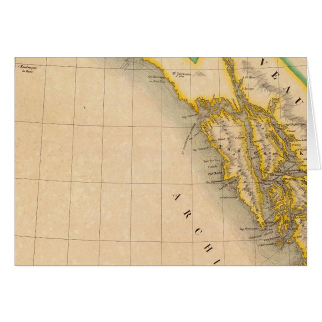 Alaska, British Columbia 23 Hälsningskort (Framsidan Horizontal)