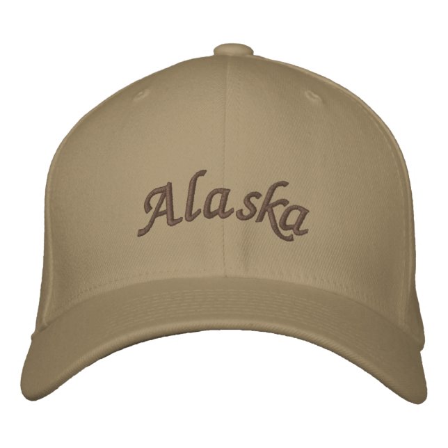 Alaska Broderad Hatt Keps (Framsida)