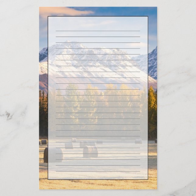 Alaska bruka brevpapper (Framsida)