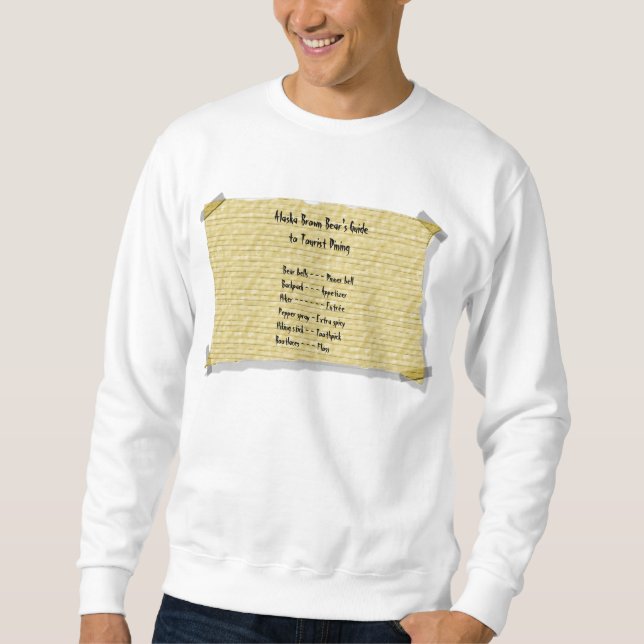 Alaska bruntbjörn sweatshirt (Framsida)