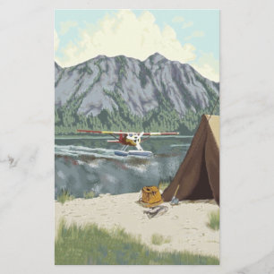 Alaska Bush Flygplan och fiskeresor Brevpapper