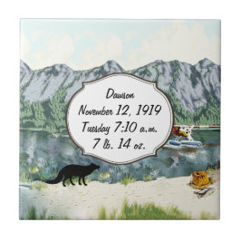 Alaska Bush Flygplan och fiskeresor Kakelplatta