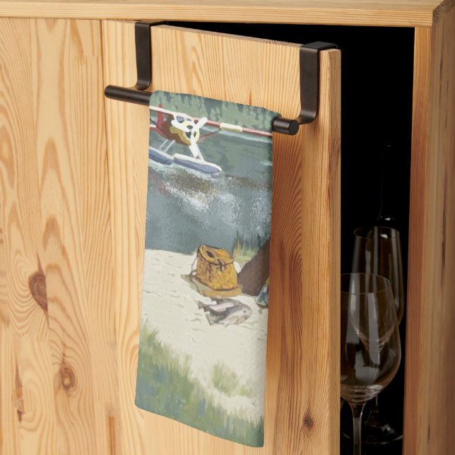 Alaska Bush Flygplan och fiskeresor Kökshandduk (Thirds Fold)