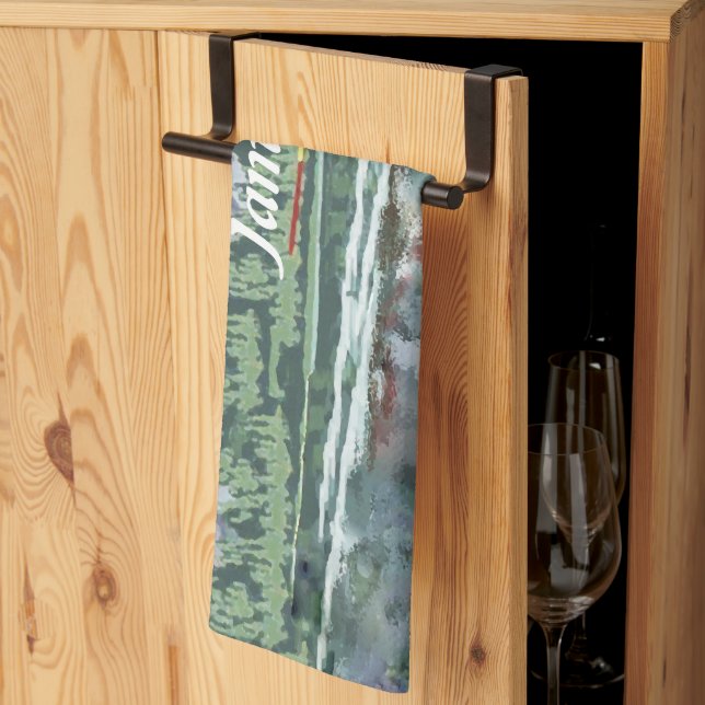 Alaska Bush Flygplan och fiskeresor Kökshandduk (Thirds Fold)