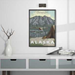 Alaska Bush Flygplan och fiskeresor Poster