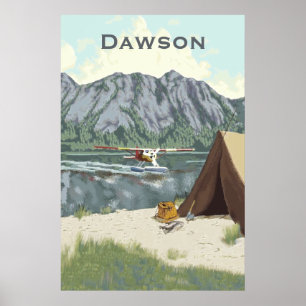 Alaska Bush Flygplan och fiskeresor Poster