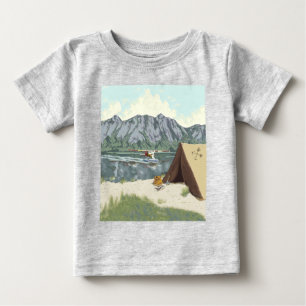Alaska Bush Flygplan och fiskeresor Tee Shirt