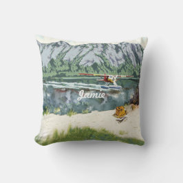 Alaska Bush Flygplan och fiskeresor Utomhuskudde