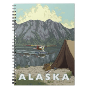 Alaska Bush Flygplan Souvenirs Anteckningsbok