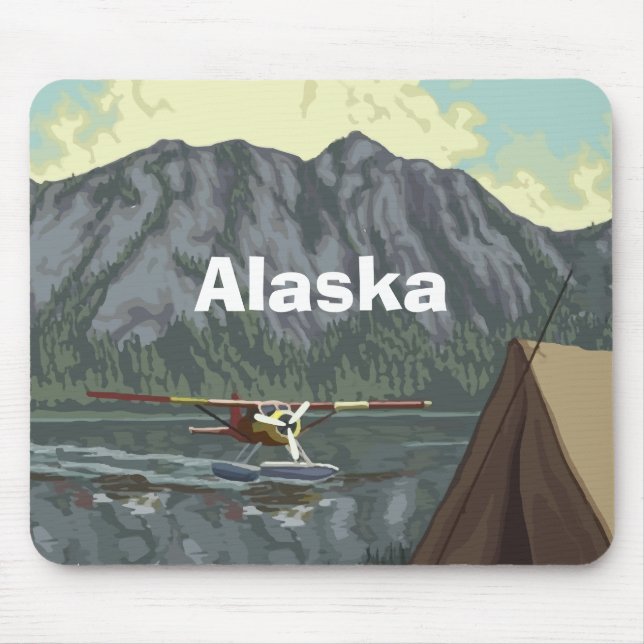 Alaska Bush Flygplan Souvenirs Musmatta (Framsidan)