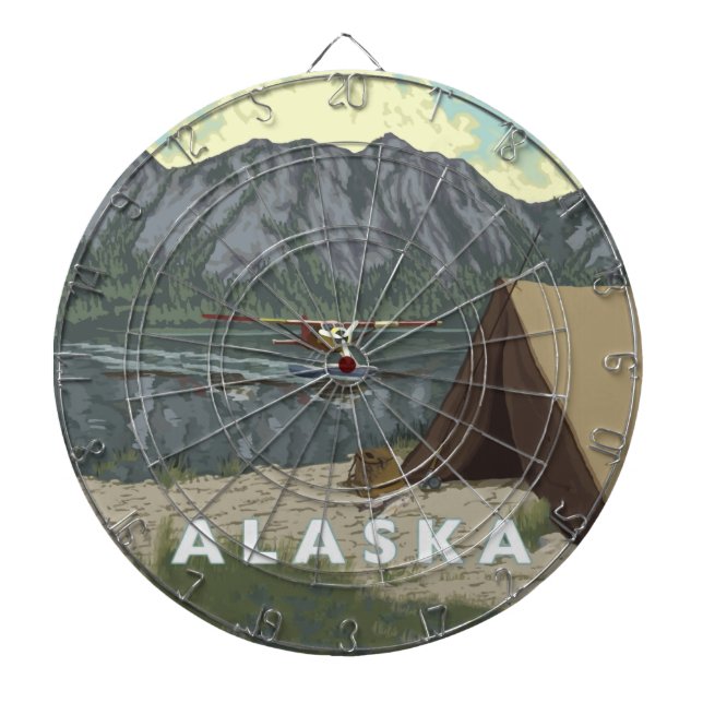Alaska Bush Flygplan Souvenirs Piltavla (Framsidan)