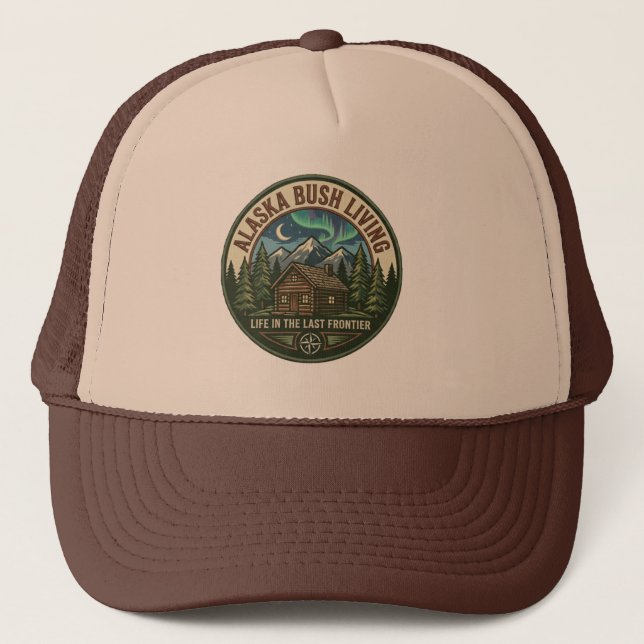 Alaska Bush Living Baseball Cap Keps (Framsida)