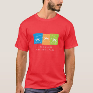 Alaska Camping Hiking Fishing USA Nature Älskare S T Shirt