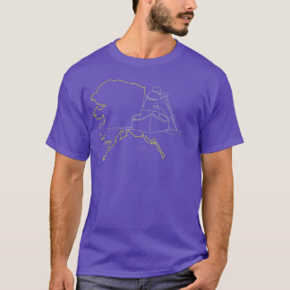 Alaska Canoe Paddling Canoeing Resa T Shirt
