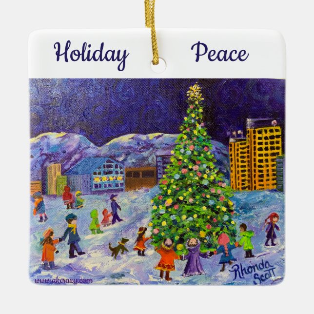 Alaska Ceramic Ornament (Framsida)