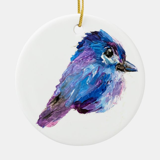 Alaska Chick keramisk ornament w/QR_no namn droppe (Framsidan)
